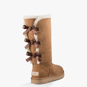 Ugg Bailey Bow Tall II Klassiska Stövlar Dam Bruna (792418HSO)